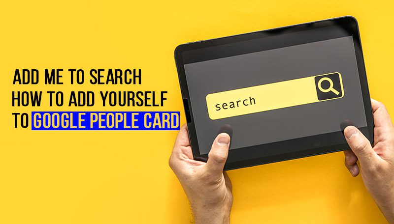 How To Create A Google People Card? 
