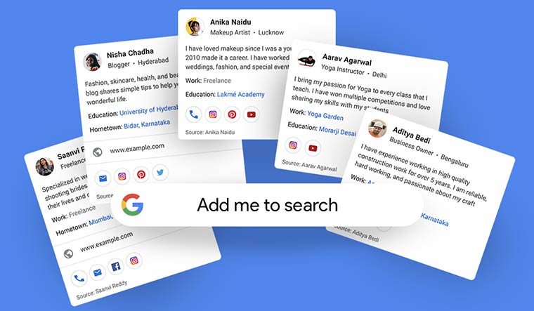  add me to search in google
